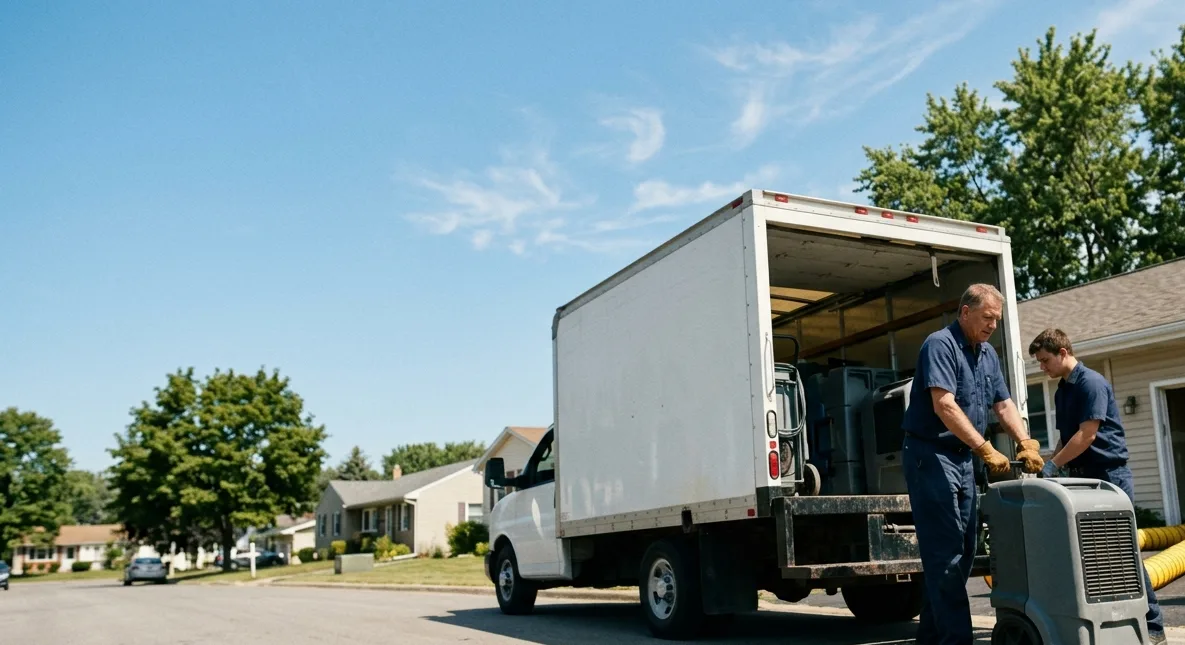 Water Damage Cleanup in Libertyville, IA near me